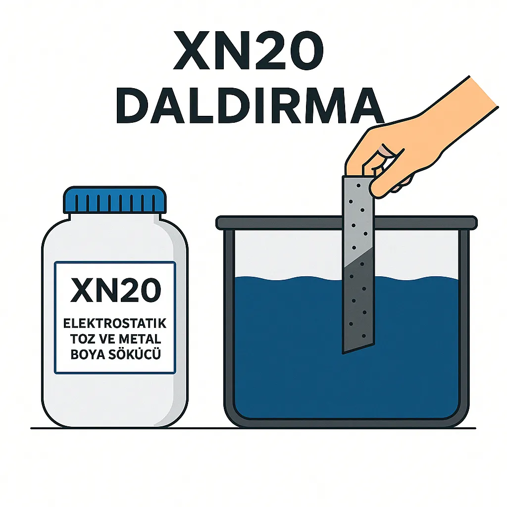 Kazandaki parçaları 10-30 dakika içinde kontrol edin, boyası sökülen parçalarınızı kazandan çıkartın.