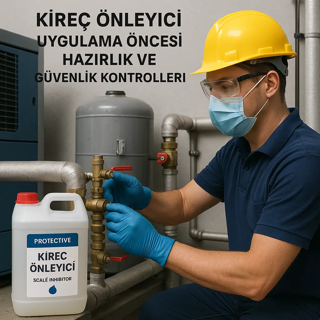 Kireç önleyici nasıl kullanılır? Sistem hazırlığı ve güvenlik kontrolleri