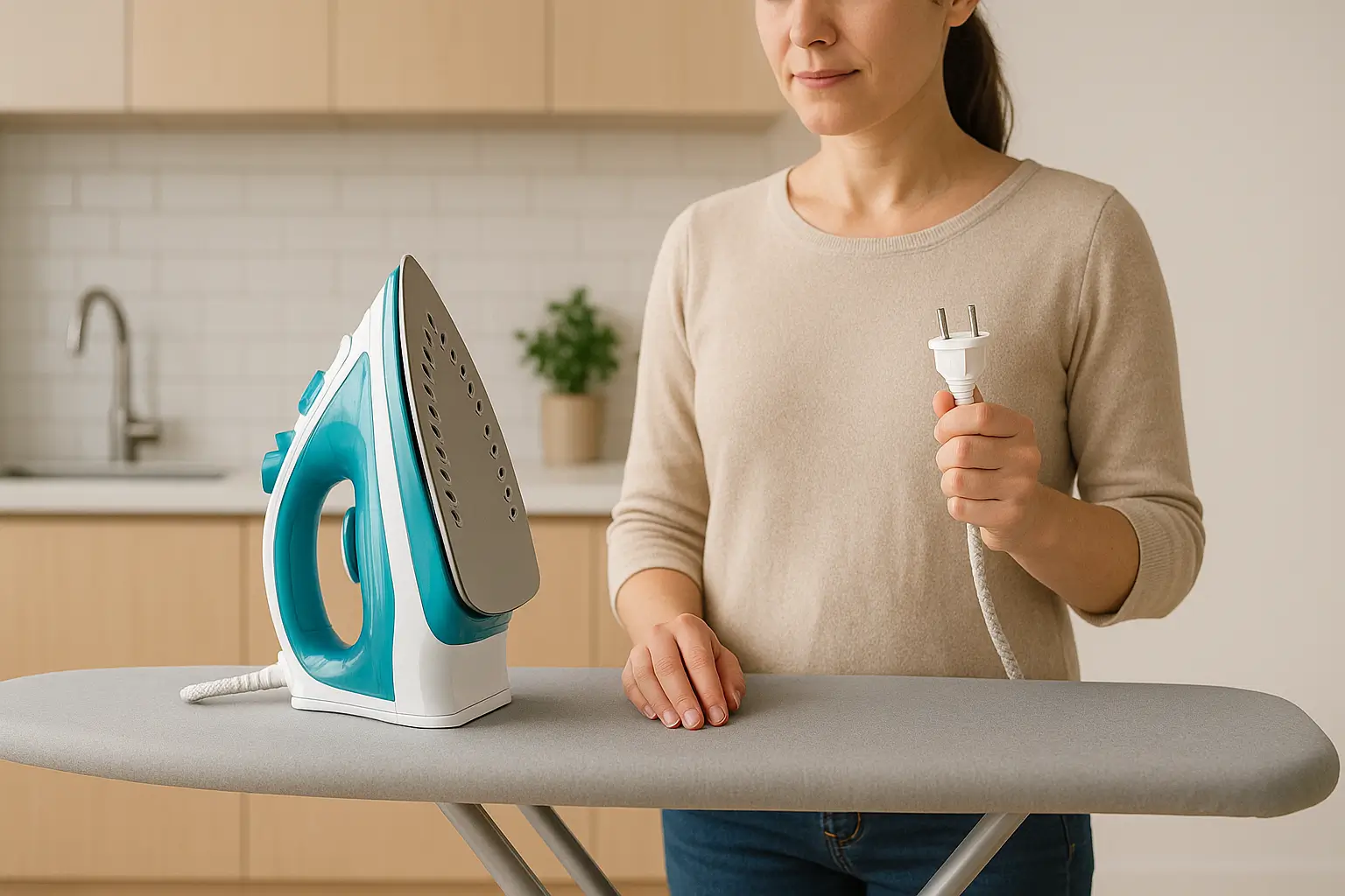 Ütünün fişi çekilerek soğutulması