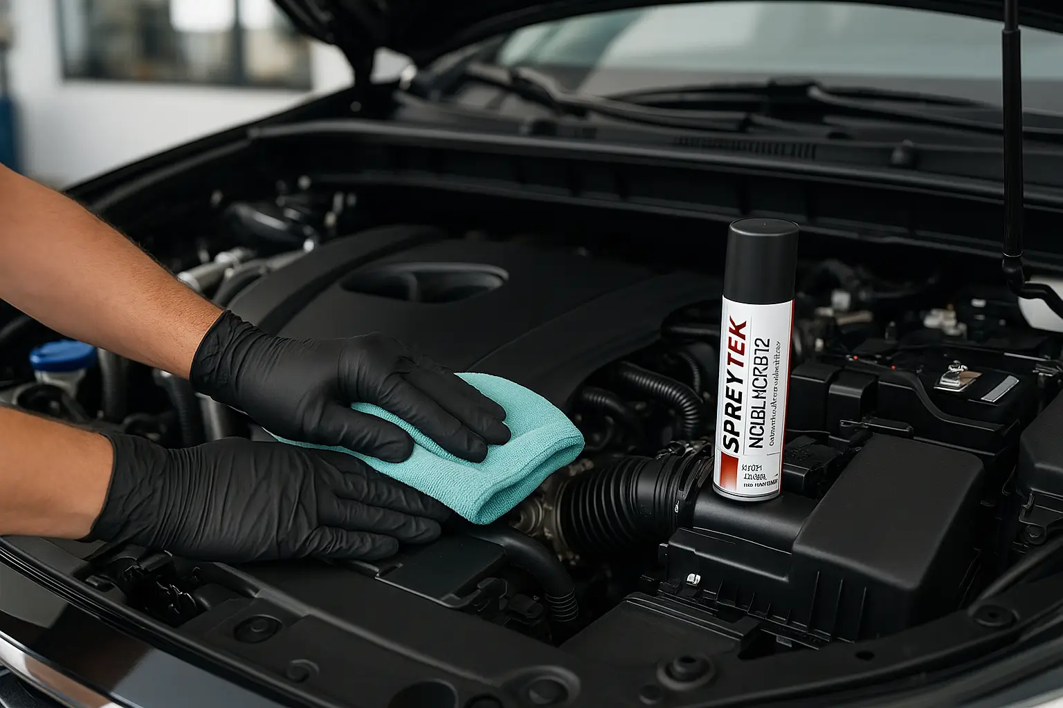 Motor yüzeyindeki toz ve gevşek kirin alınması