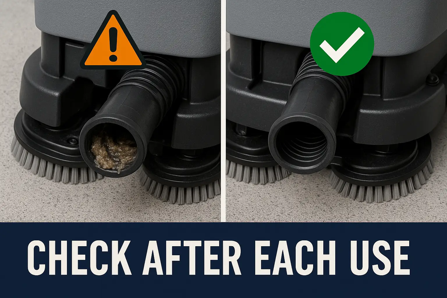 Emme borusu temizlik ve tıkanıklık kontrolü