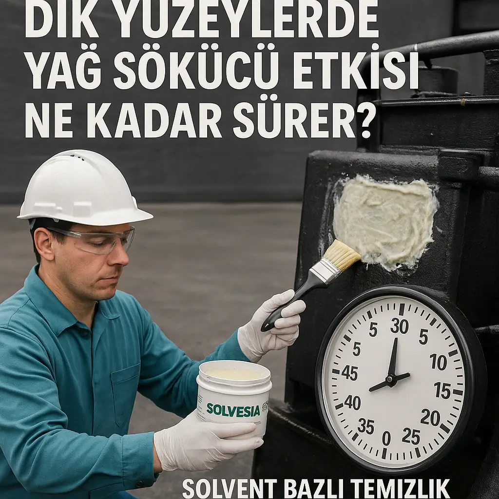 3. Bekletme Süresi: 3-5 Dakika SOLVESIA XP uygulama sonrası 3-5 dakika bekletme süresi