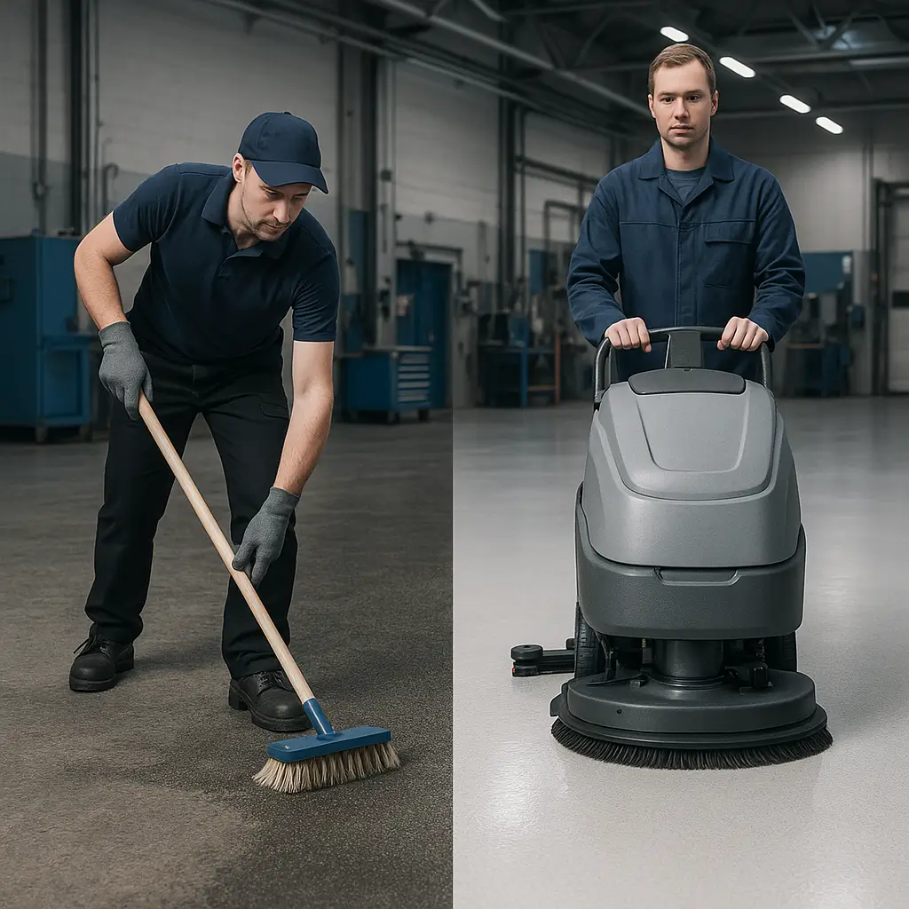 Uygulama yönergelerine uyun Uygulamayı fırça veya otomatik zemin yıkama makinesi ile gerçekleştirin