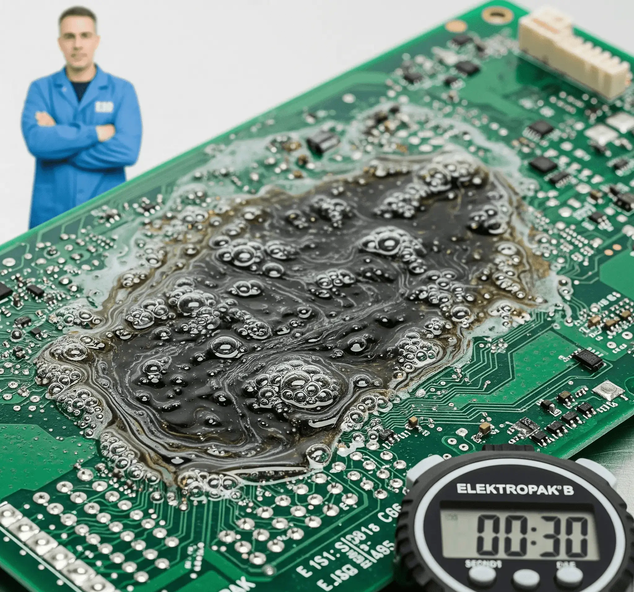 ELEKTROPAK B sonrası yüzeyin silinmesi