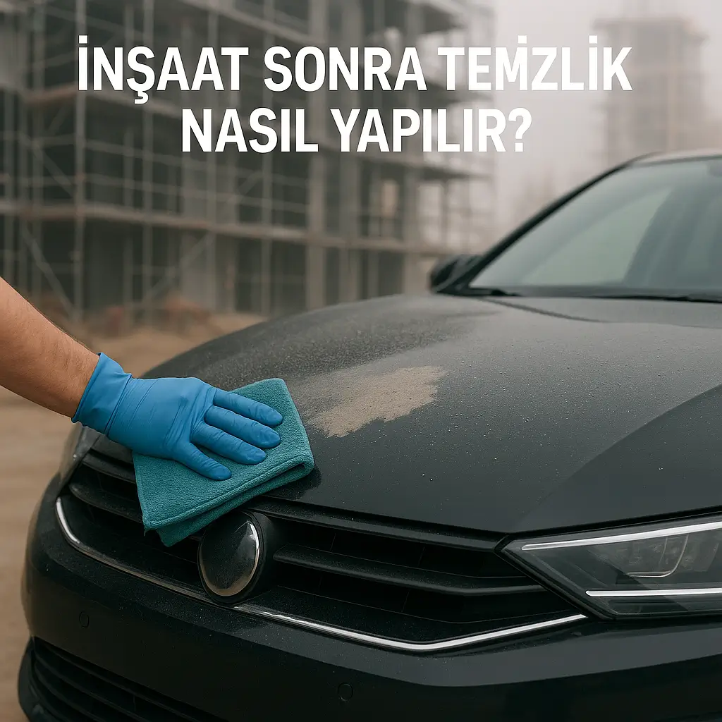 İnşaat sonrası temizlik öncesi yüzey hazırlığı - beton sökücü kimyasal uygulanmadan önce