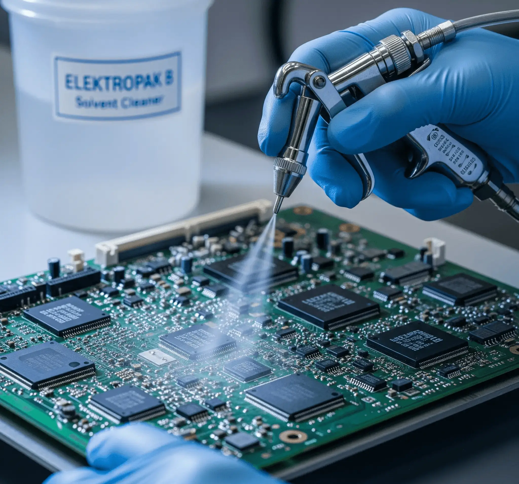 Elektronik karta ELEKTROPAK B püskürtülmesi