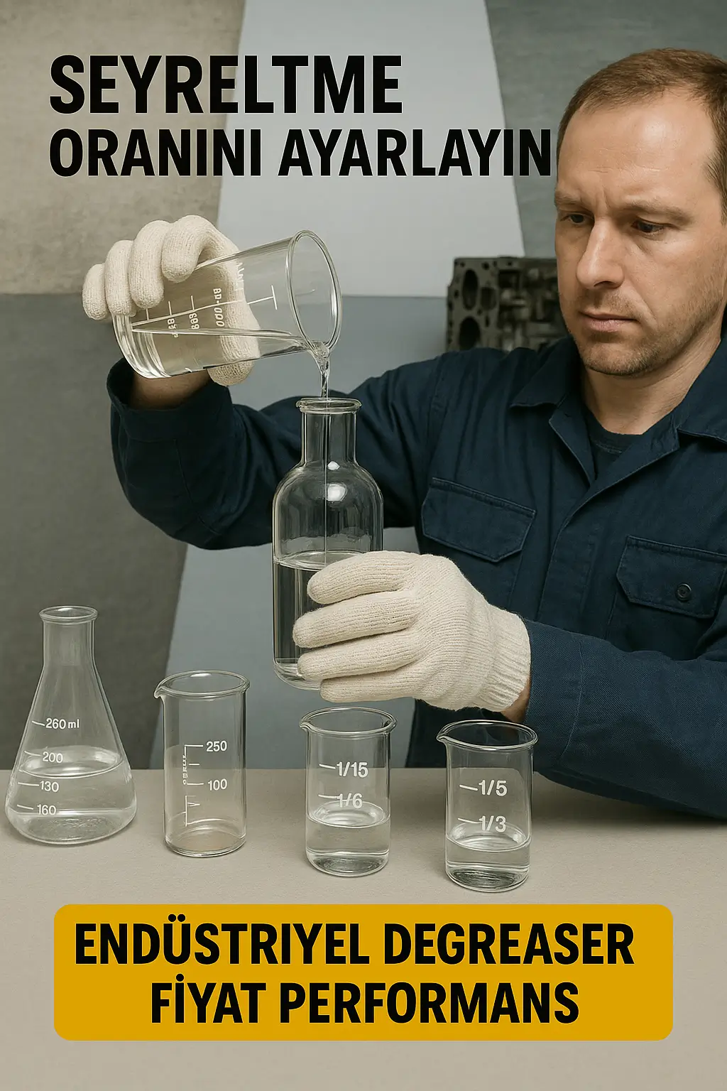 2. Seyreltme Oranını Ayarlayın SOLVESIA XP seyreltme oranını ayarlama