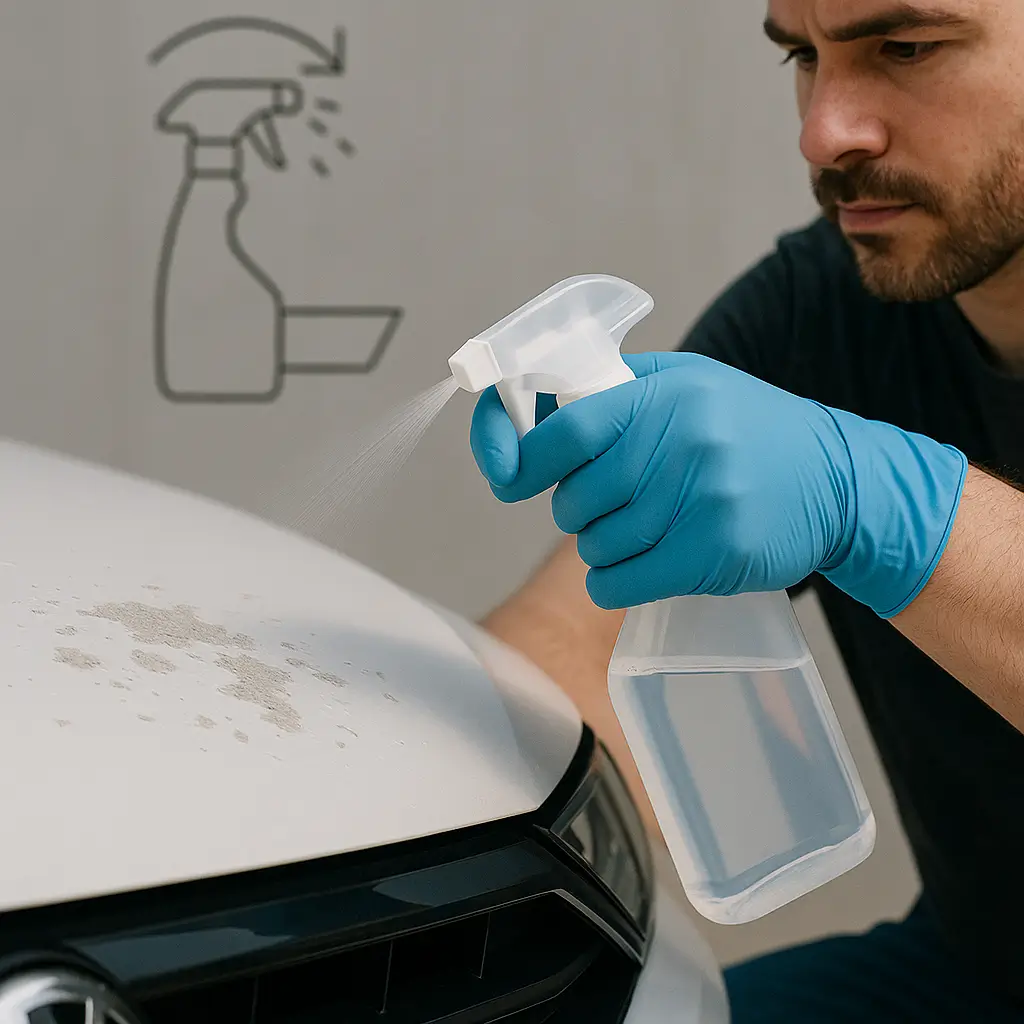 Beton temizleyici kimyasal kaporta üzerinde nasıl kullanılır?