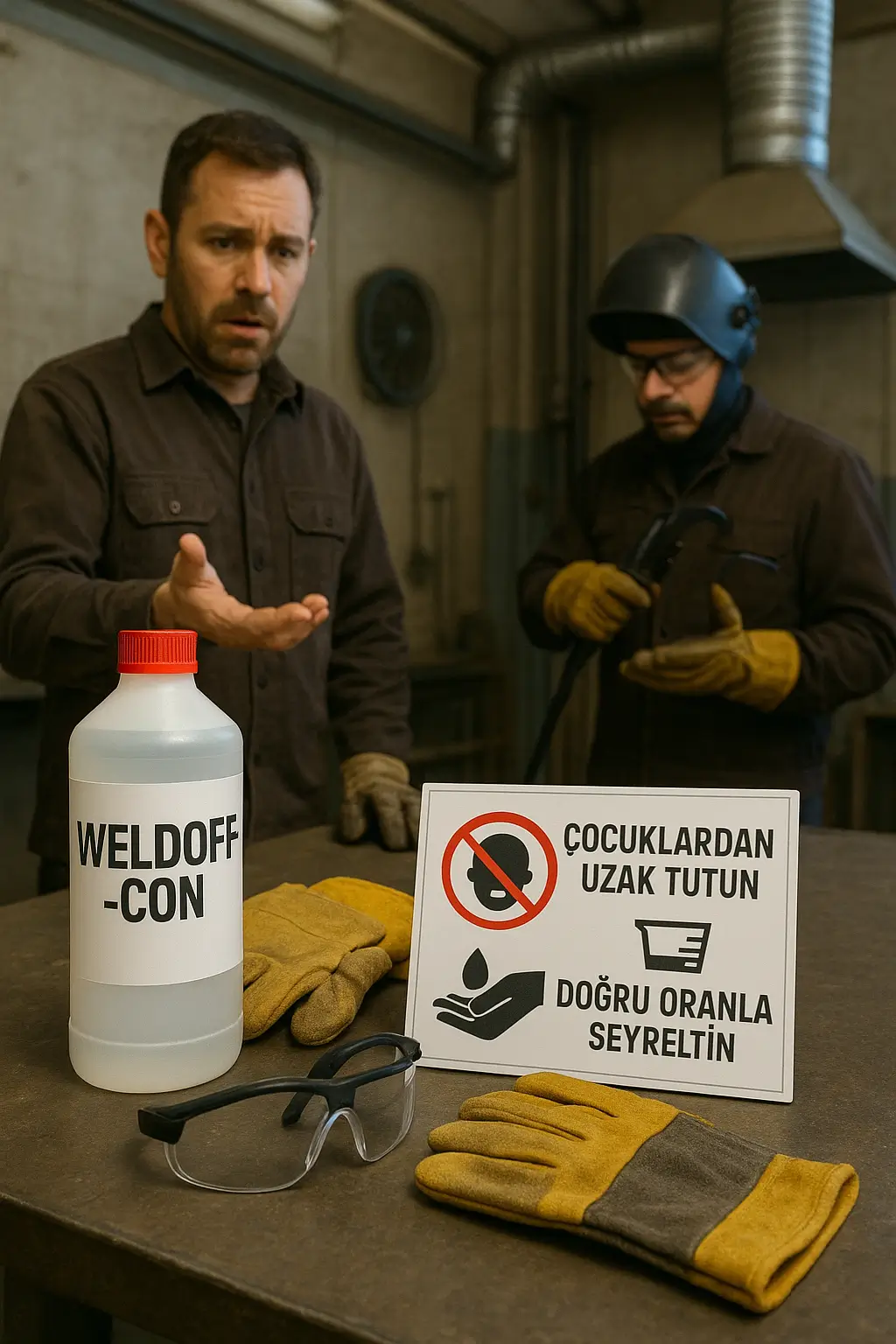 WELDOFF-CON güvenlik ve uyarılar