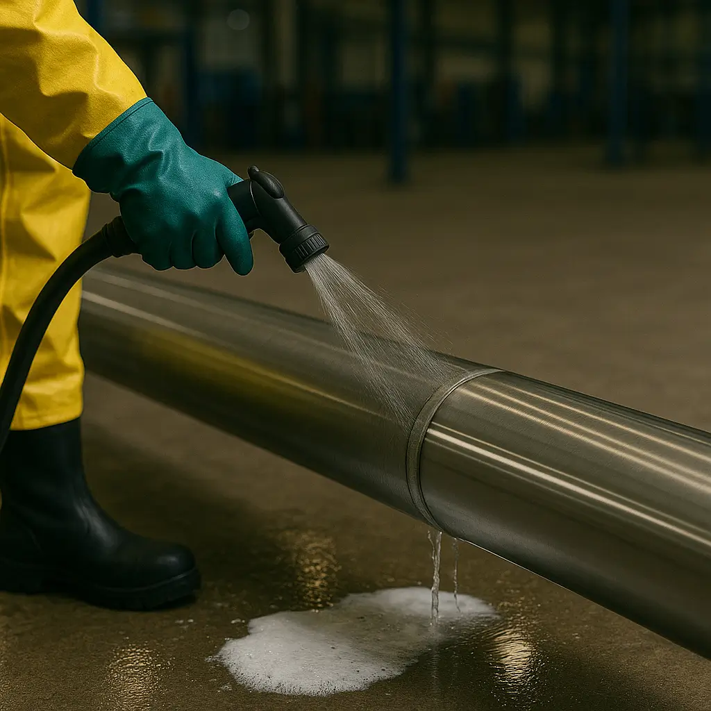 Nötralizasyon ve durulama Jel kalıntılarının nötralizasyon ve yıkaması