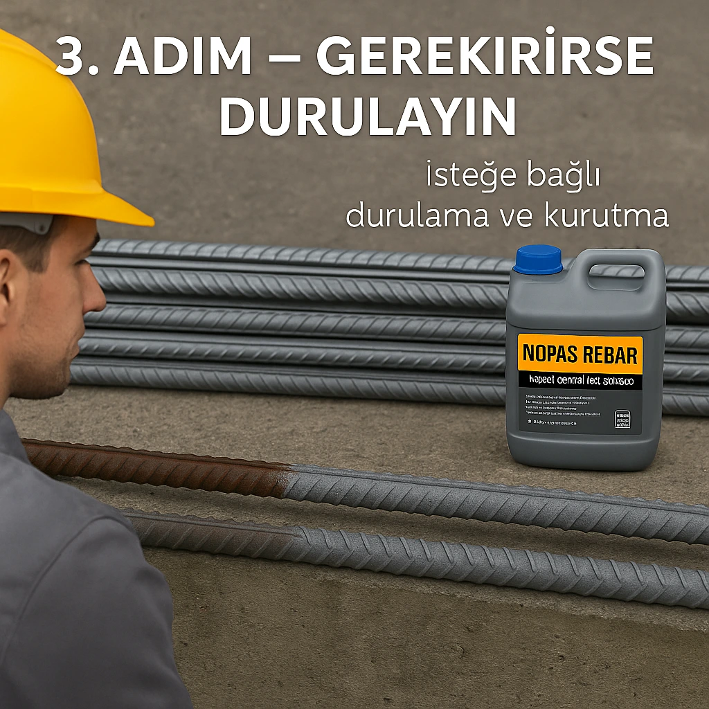 NOPAS REBAR ile pas çözülme süreci gözlemleniyor