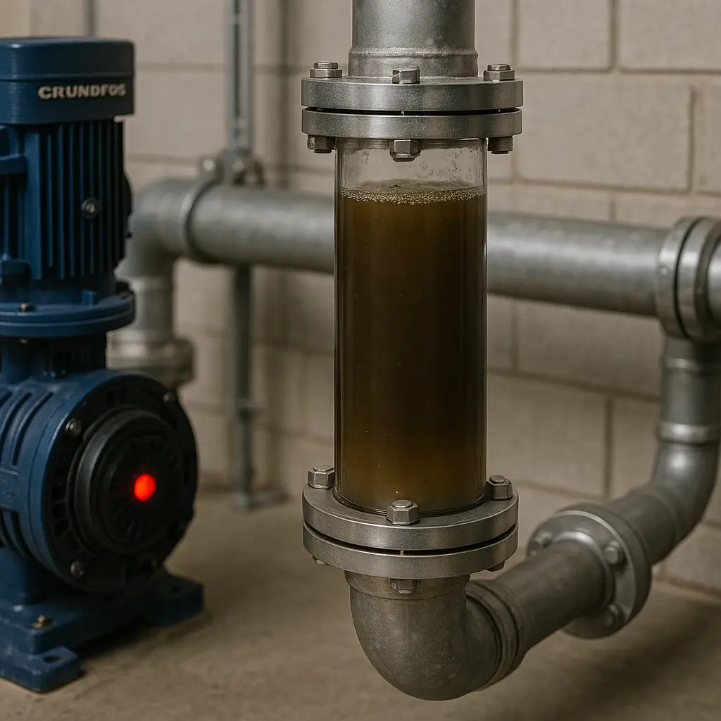 MiN50 karışımının dolaşım pompası ile sistemde sirkülasyonu