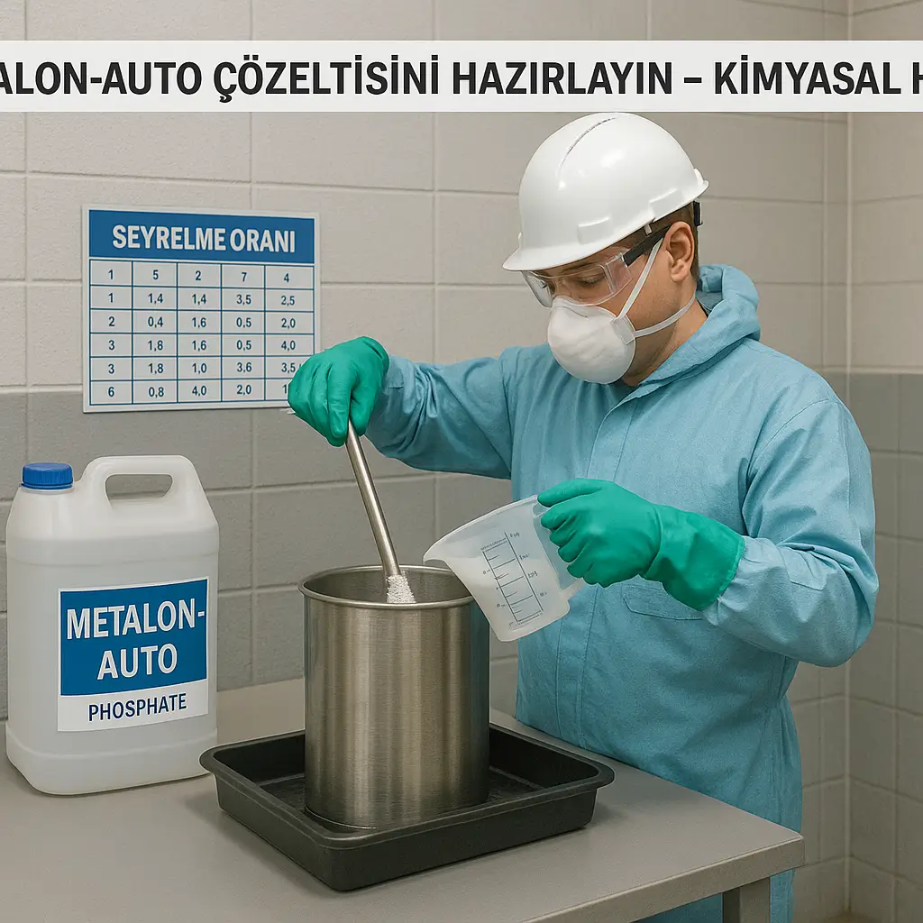 Demir fosfat çözeltisinin hazırlanması