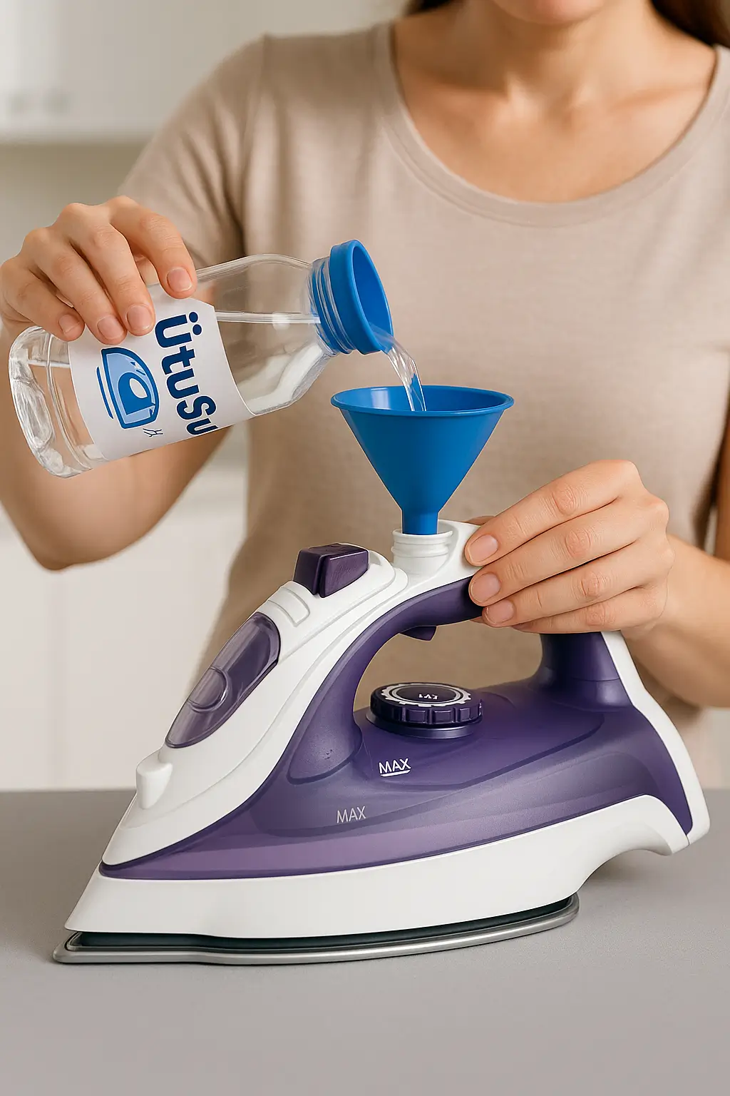 Huni ile haznenin ÜtüSu ile doldurulması