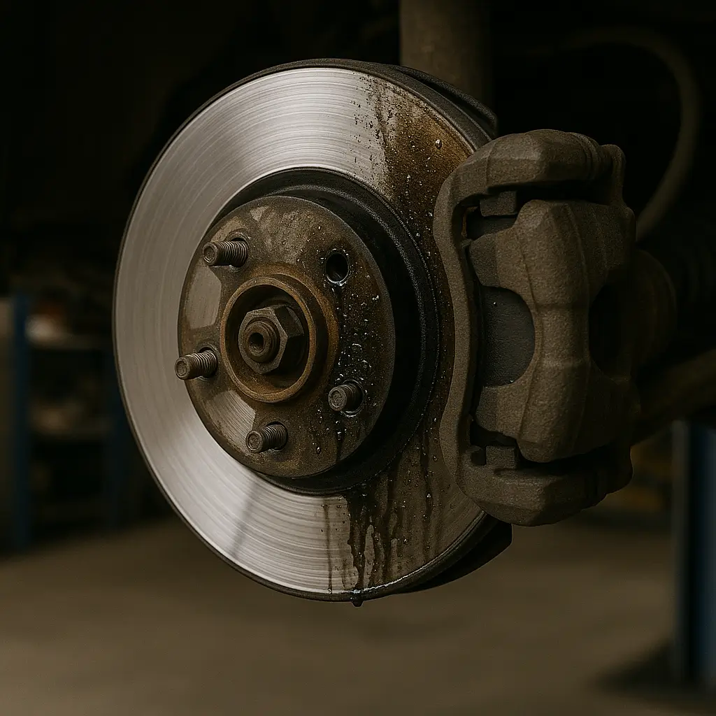 Fren balatası ve diskten kirin temizlenmesi