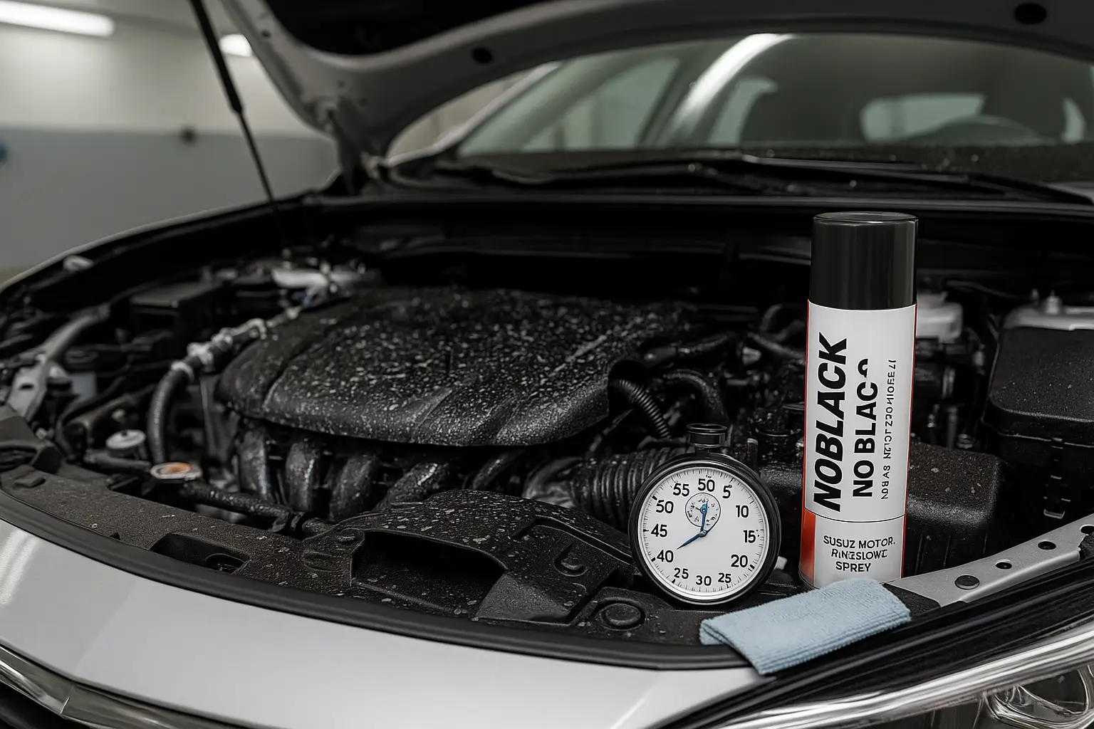 Sprey uygulaması sonrası motorda bekleme süresi