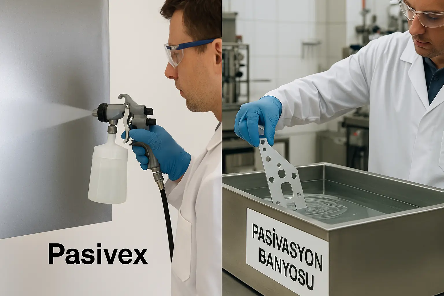 Pasivasyon sıvısı uygulama yöntemi seçimi