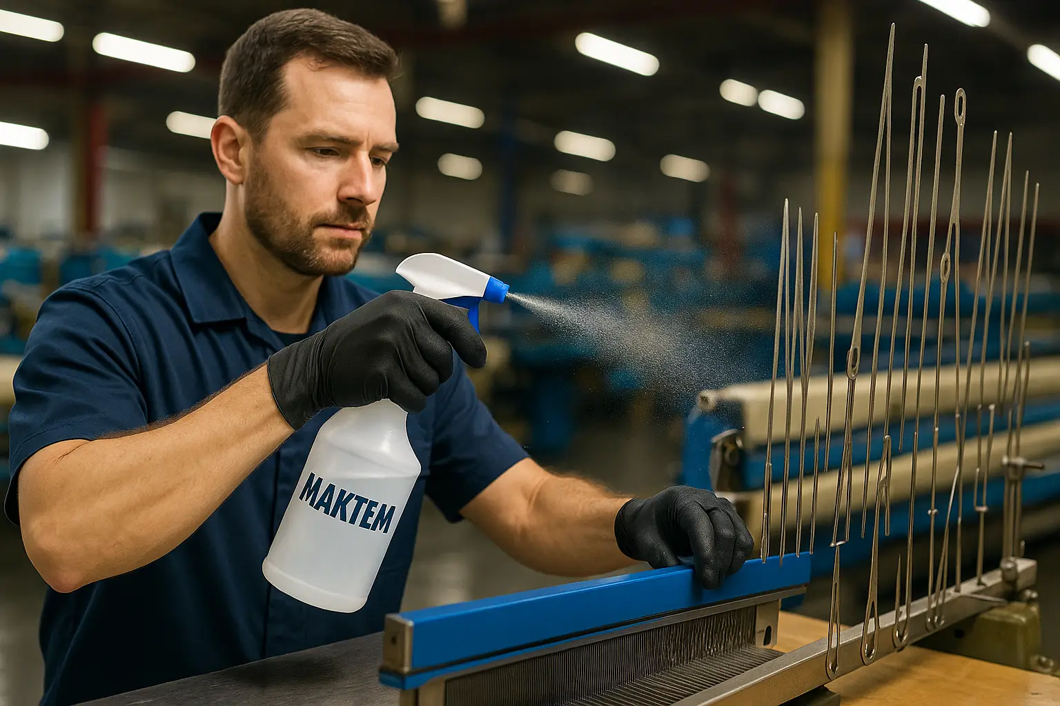MAKTEM'i lamel, tarak ve boyalı yüzeye uygulama