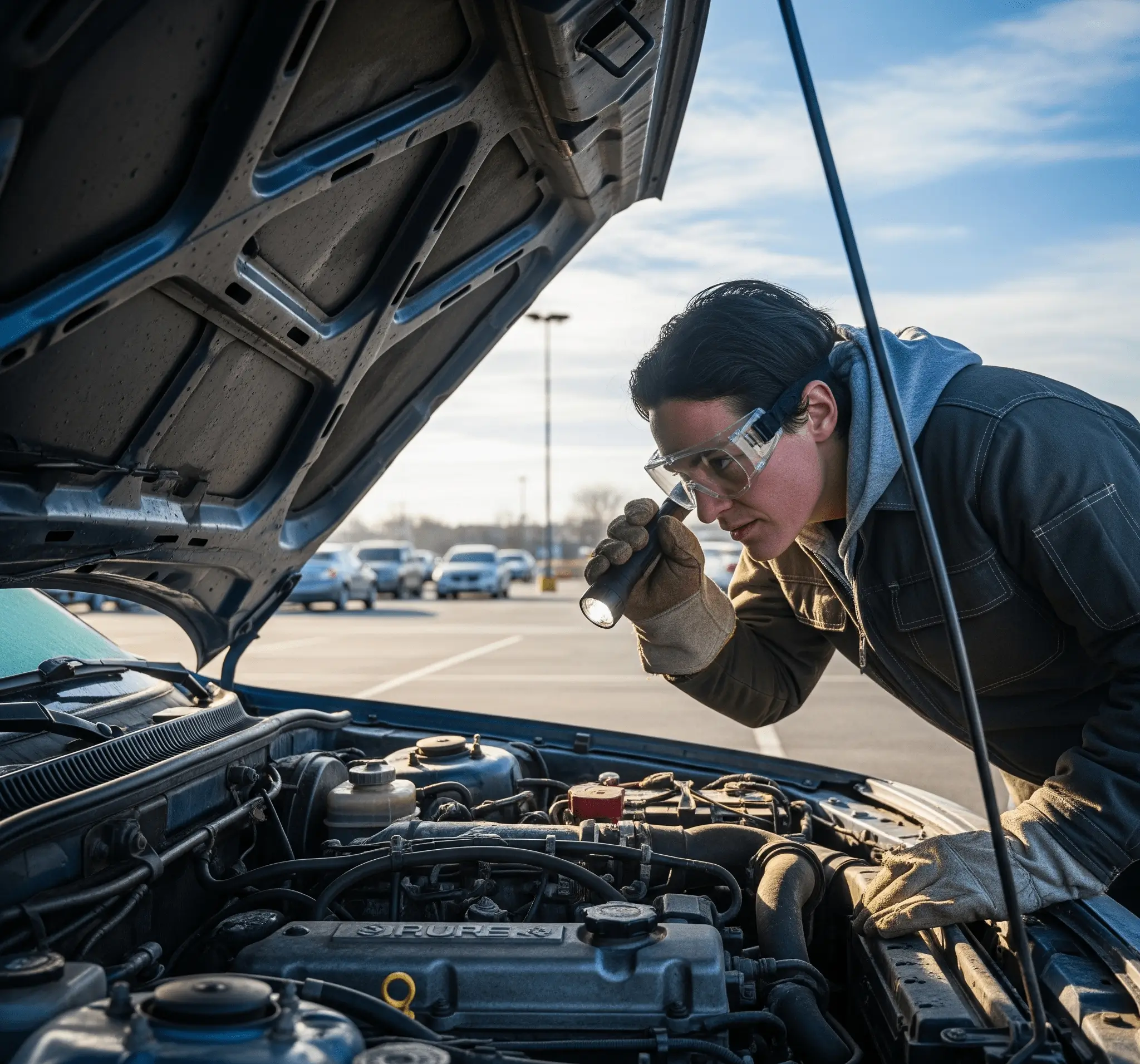 NOBLACK motor temizliği öncesi hazırlık Motor temizliği öncesi hazırlık aşaması