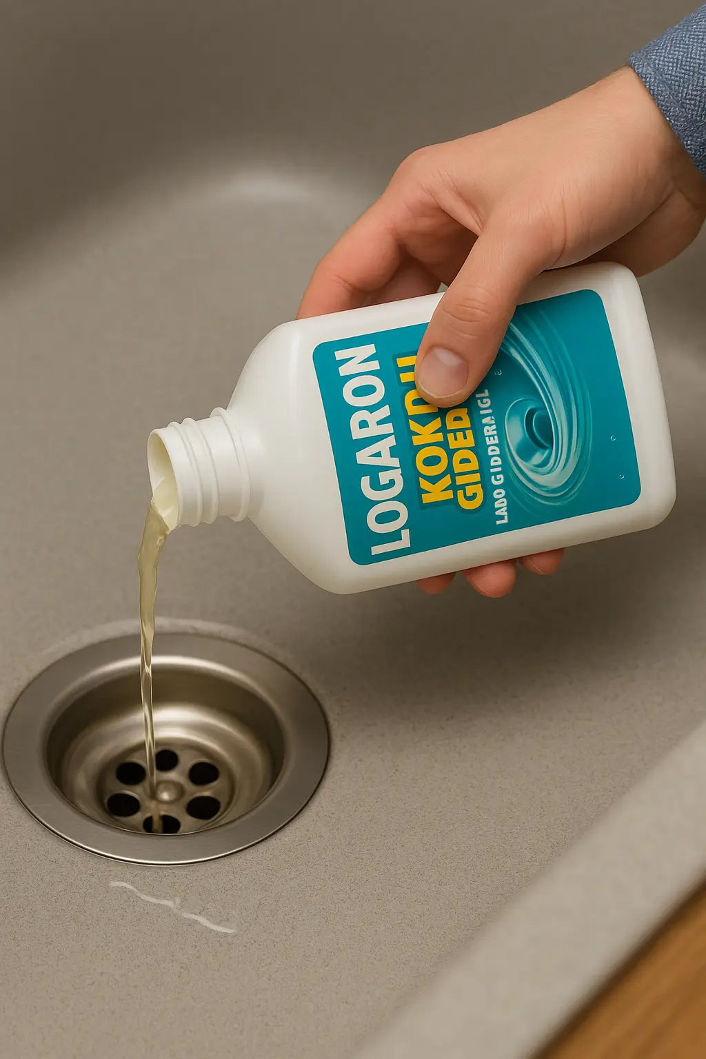 LOGARON mutfak koku gidericinin lavabo giderine dökülmesi