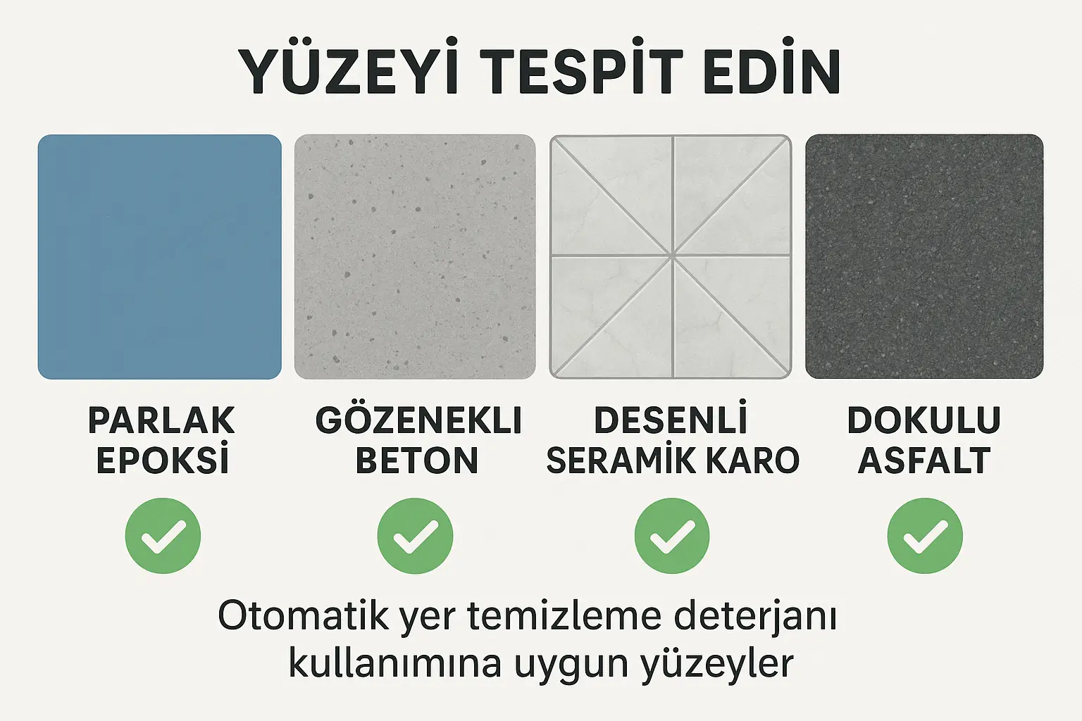 Zemin tipi belirleme karo epoksi beton asfalt