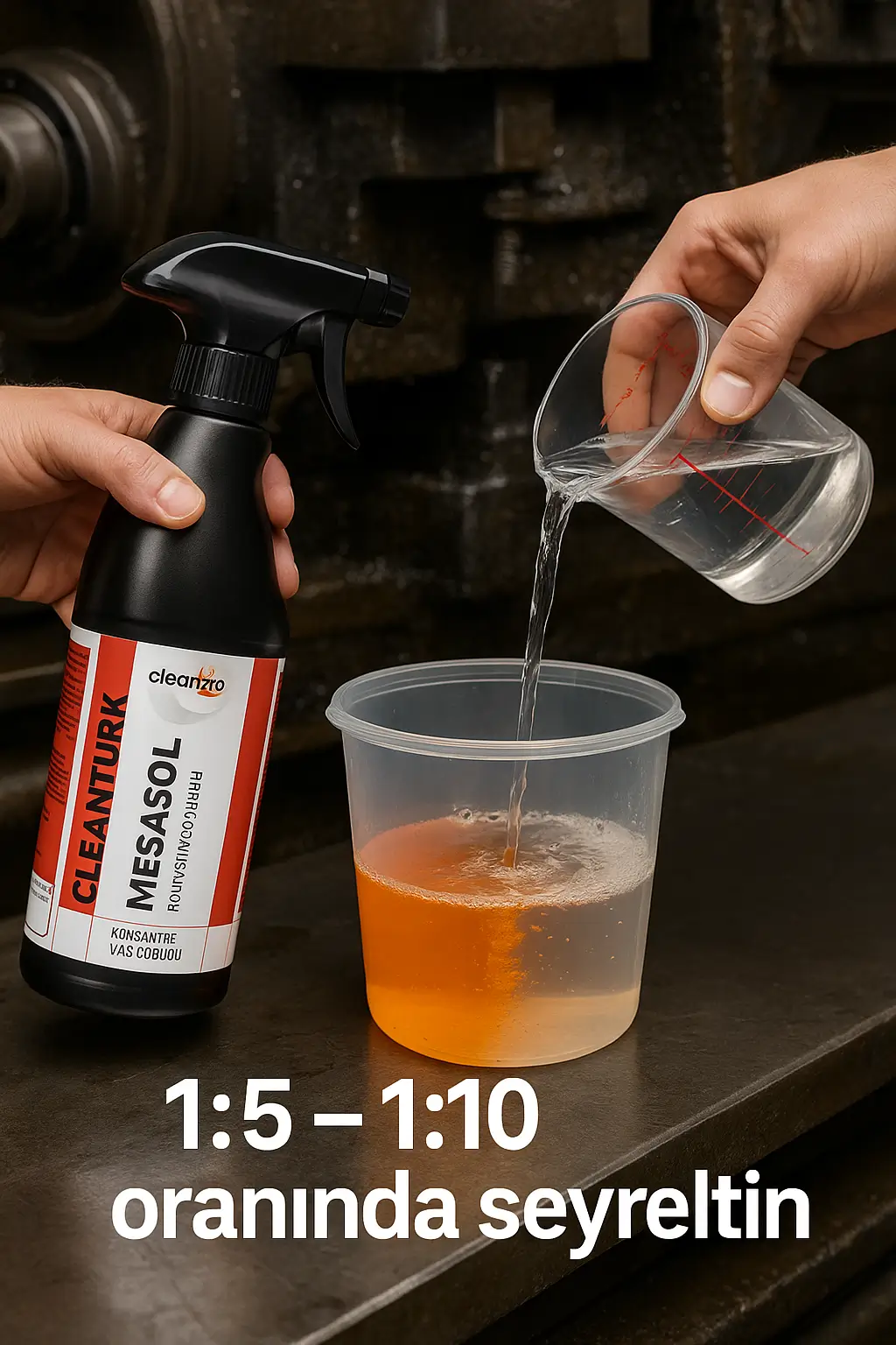 Konsantre yağ çözücü nasıl seyreltilir?