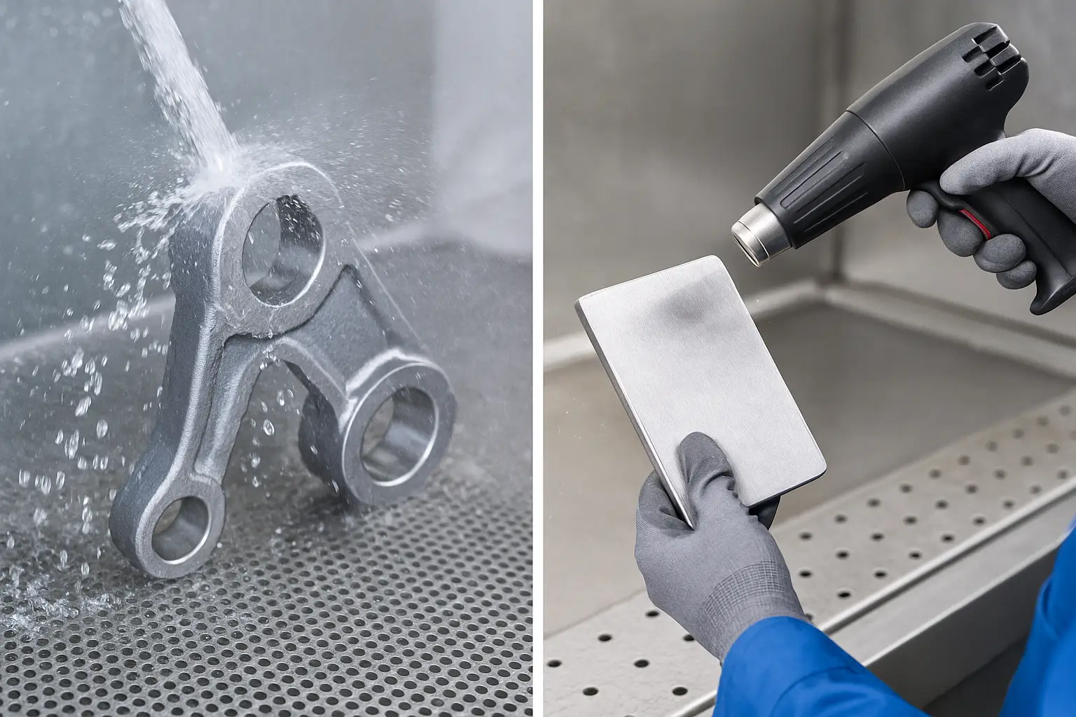 Pasivasyon sonrası durulama ve kurutma aşaması