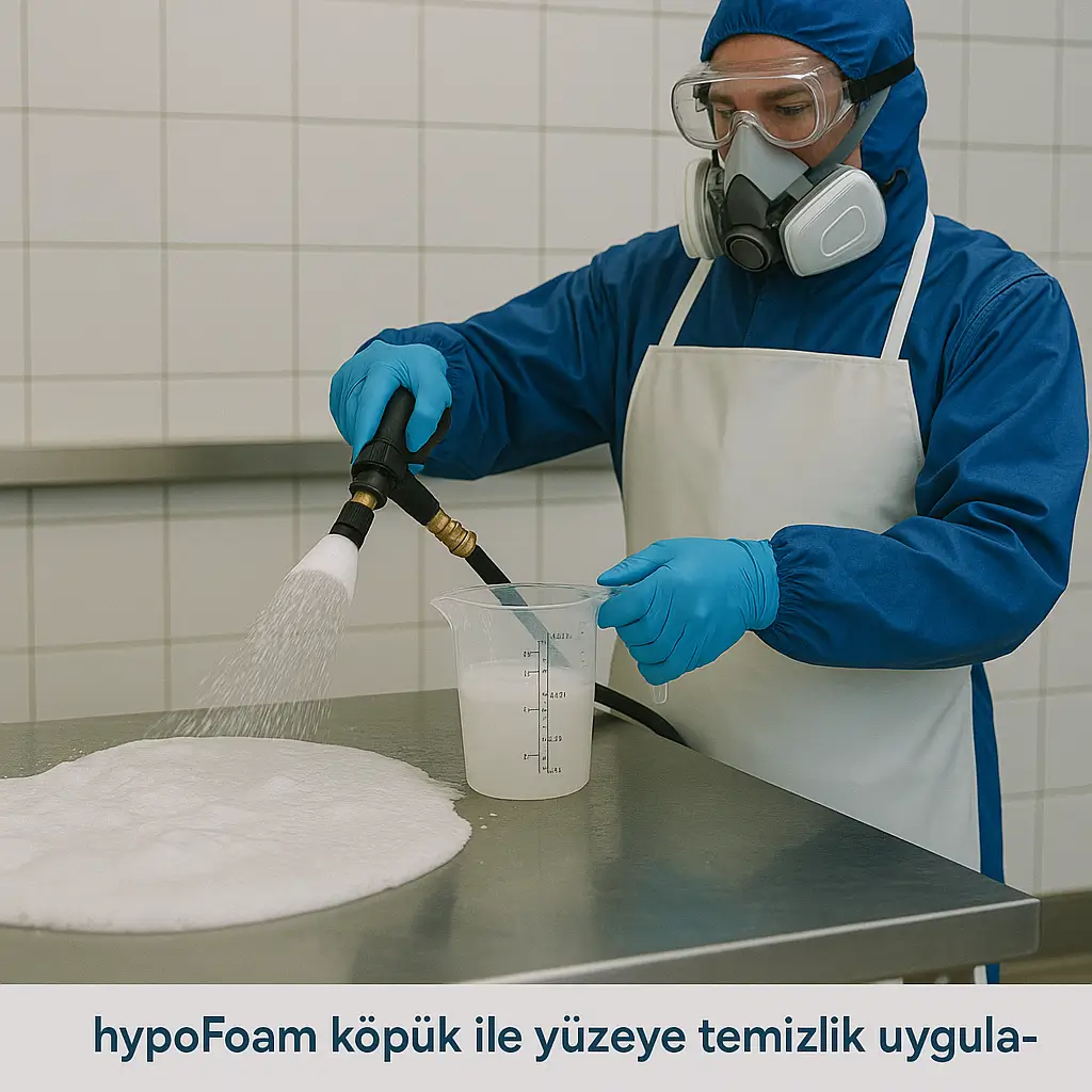 HYPOFOAM köpük uygulama işlemi