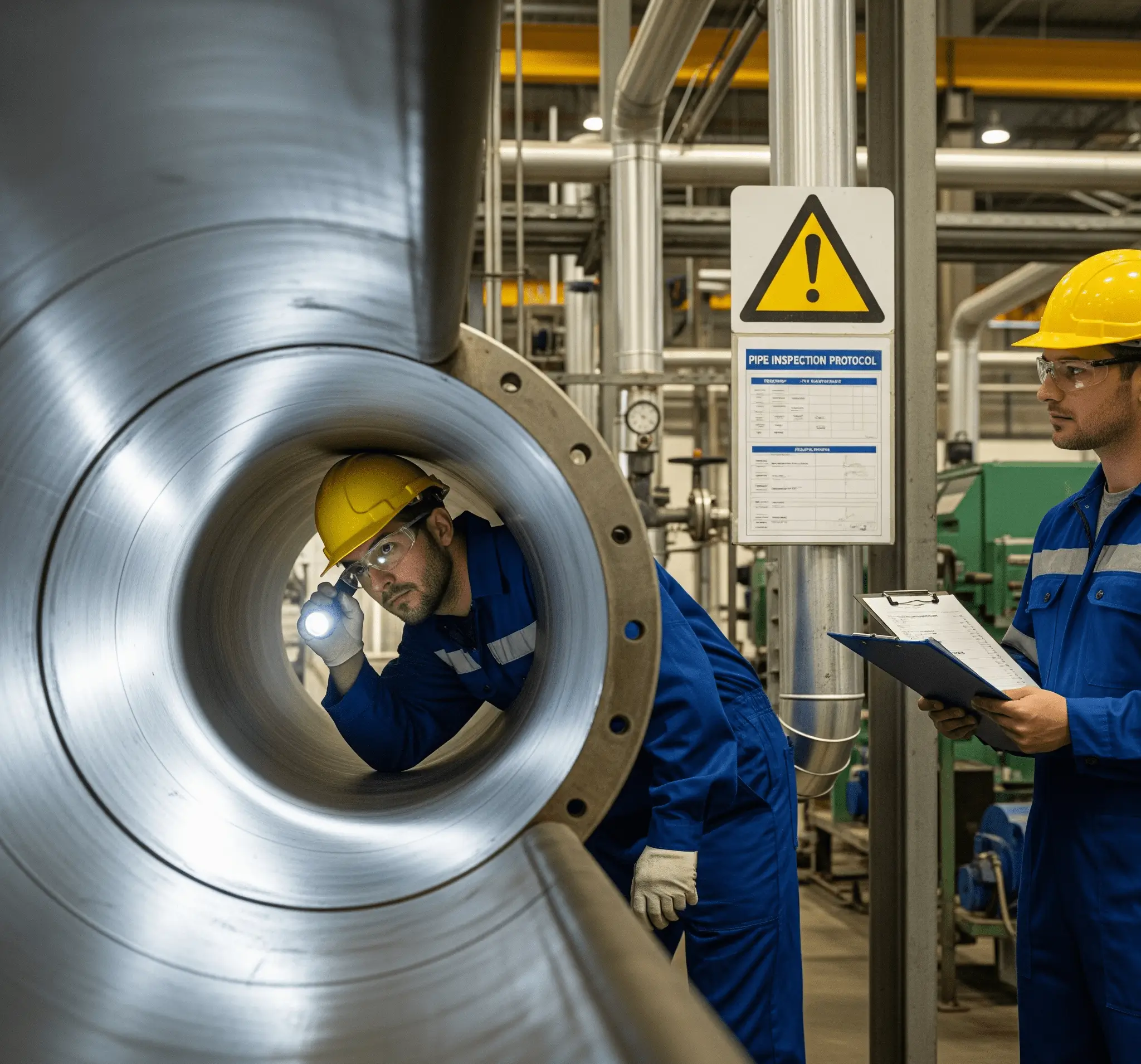 Temiz boruların gözle kontrol edilmesi Isı transfer borularının Q11 sonrası kontrolü