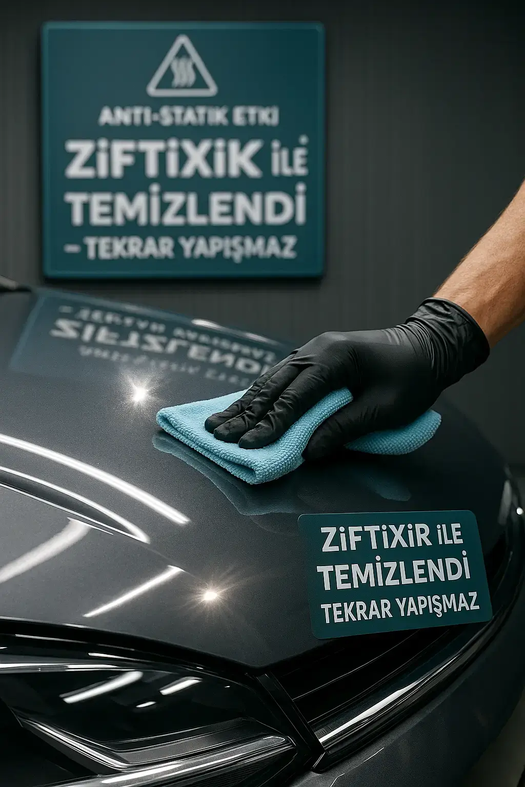 Zift Temizliği Sonrası Yüzeyi Koruyun, Yeni Kirlenmeyi Önleyin ZiFTiXiR temizlik sonrası yüzeyi korur, yeni kirlenmelere karşı direnç oluşturur