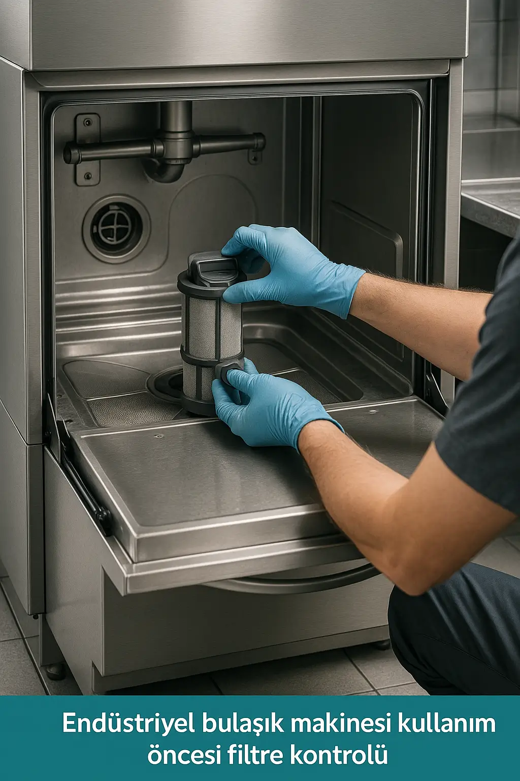 Makine hazırlığı filtre kontrolü