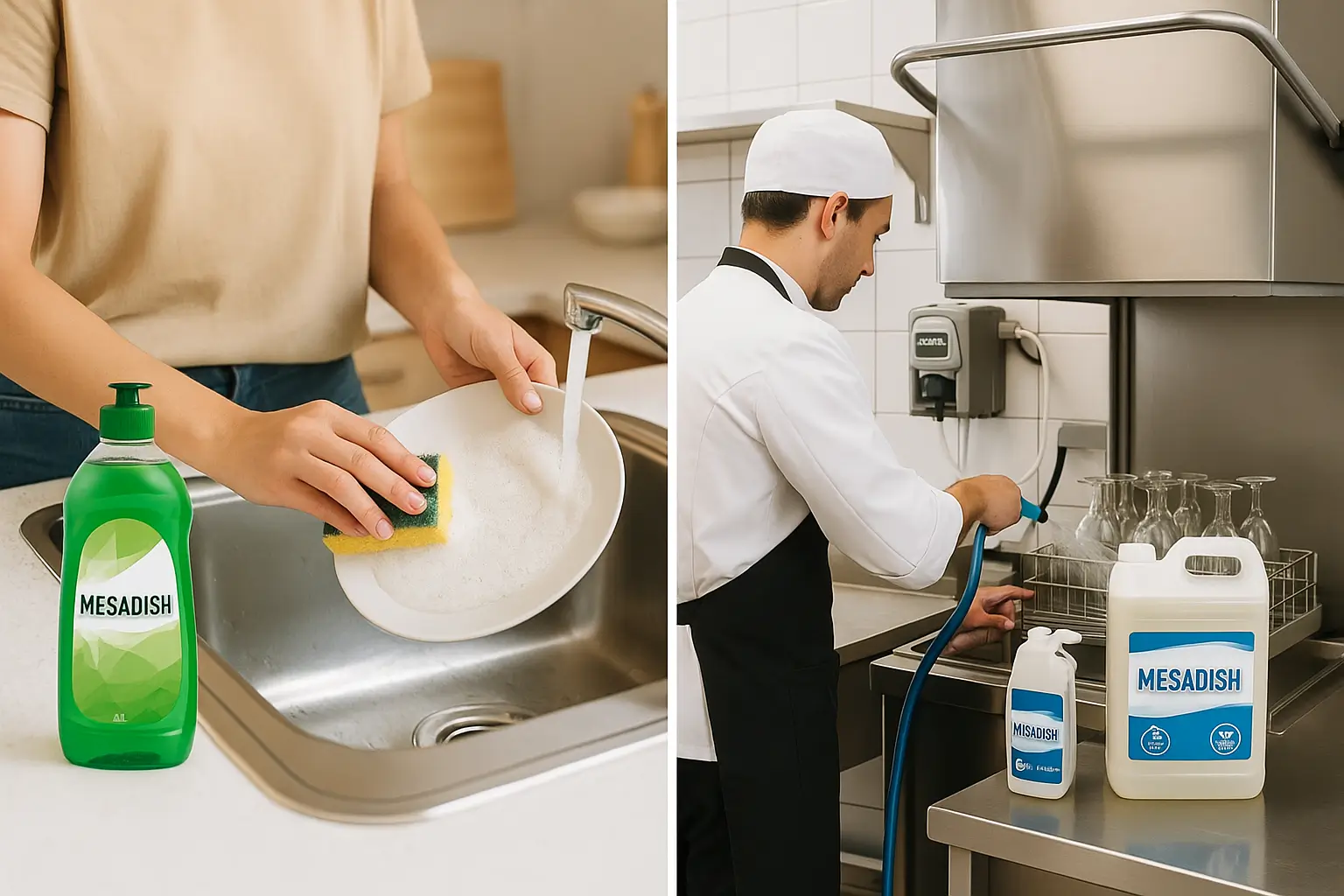 MESADiSH elde ve endüstriyel kullanımı nasıl olur elde bulaşık yıkama ve endüstriyel kullanım karşılaştırması