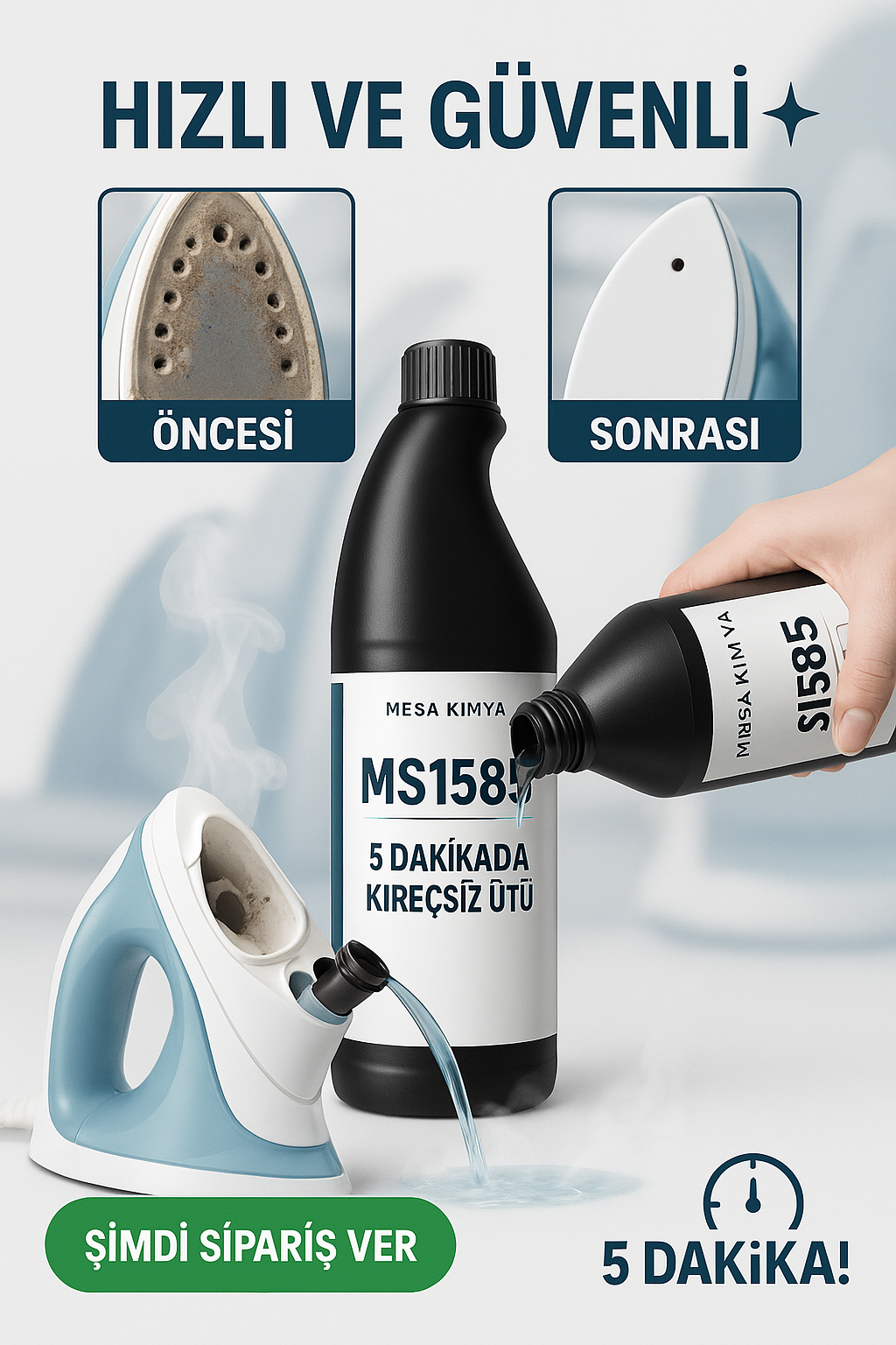 ütü kireci nasıl temizlenir