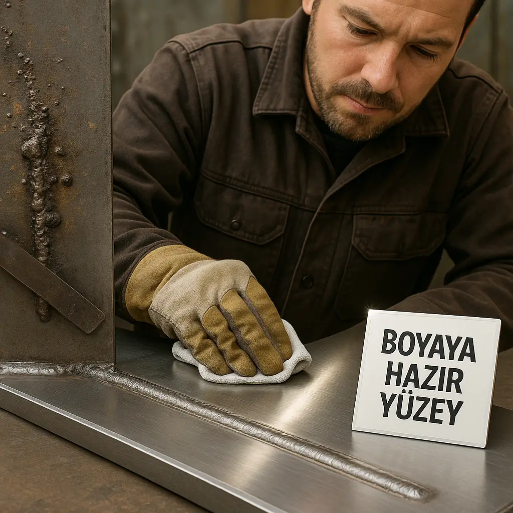 Kaynak sonrası yüzeydeki çapakların kolayca temizlenmesi