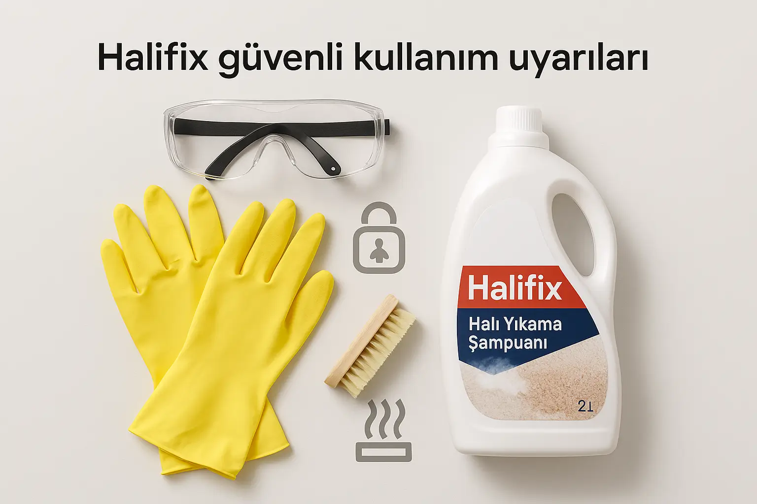 Halıfix kullanımında güvenlik önlemleri
