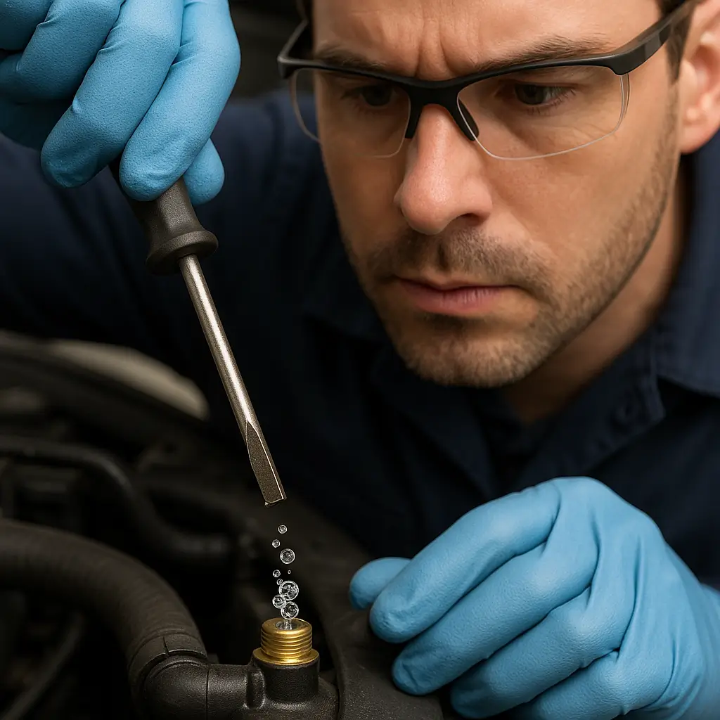 Radyatör sisteminde hava alma işlemi