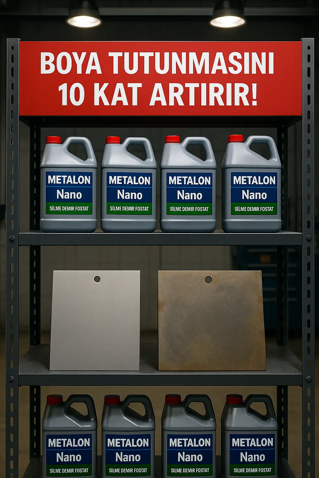 METALON Nano fosfat kaplama ile boyaya tutunma başarısı