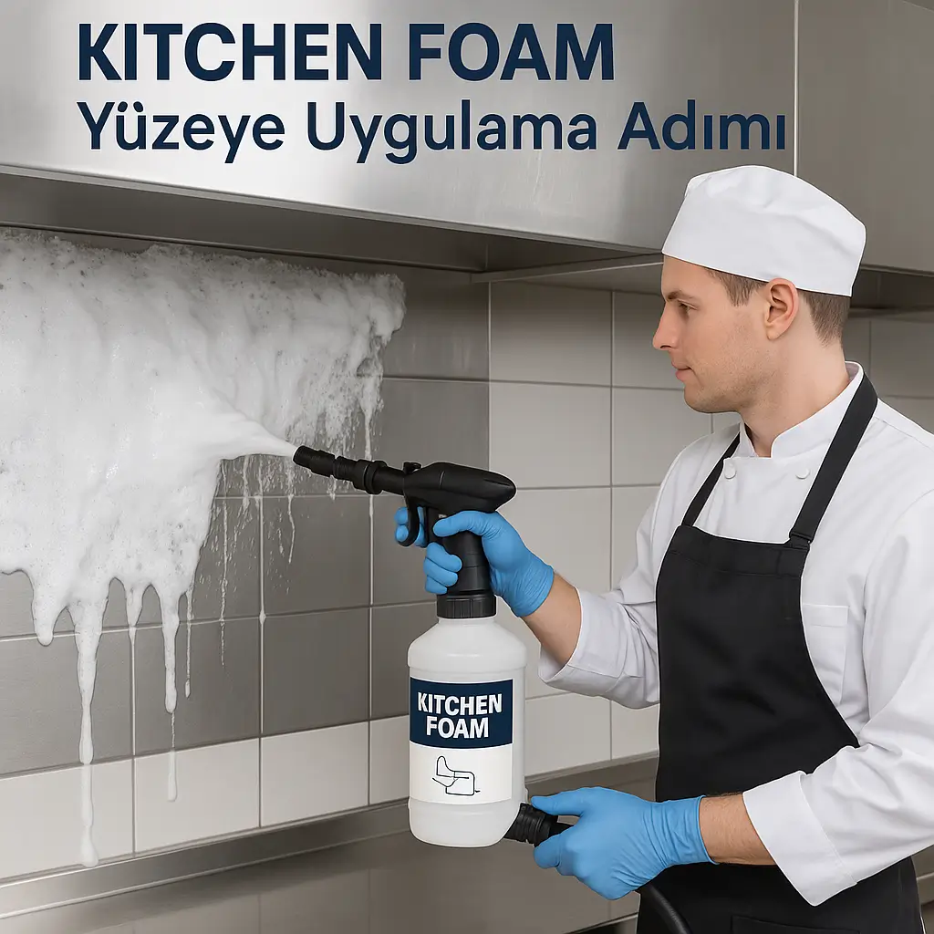 KITCHEN FOAM yüzeye uygulama