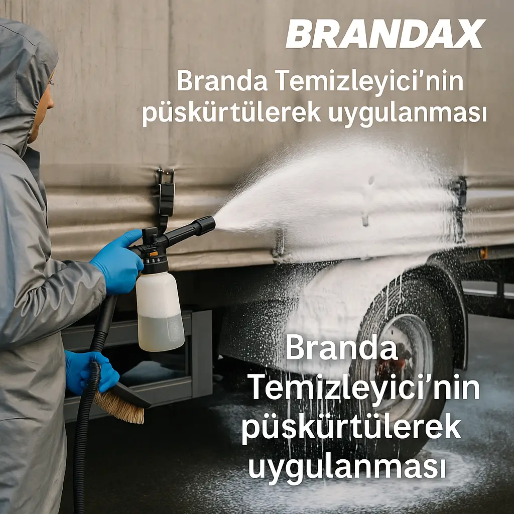 Brandax ürününün püskürtülerek uygulanması