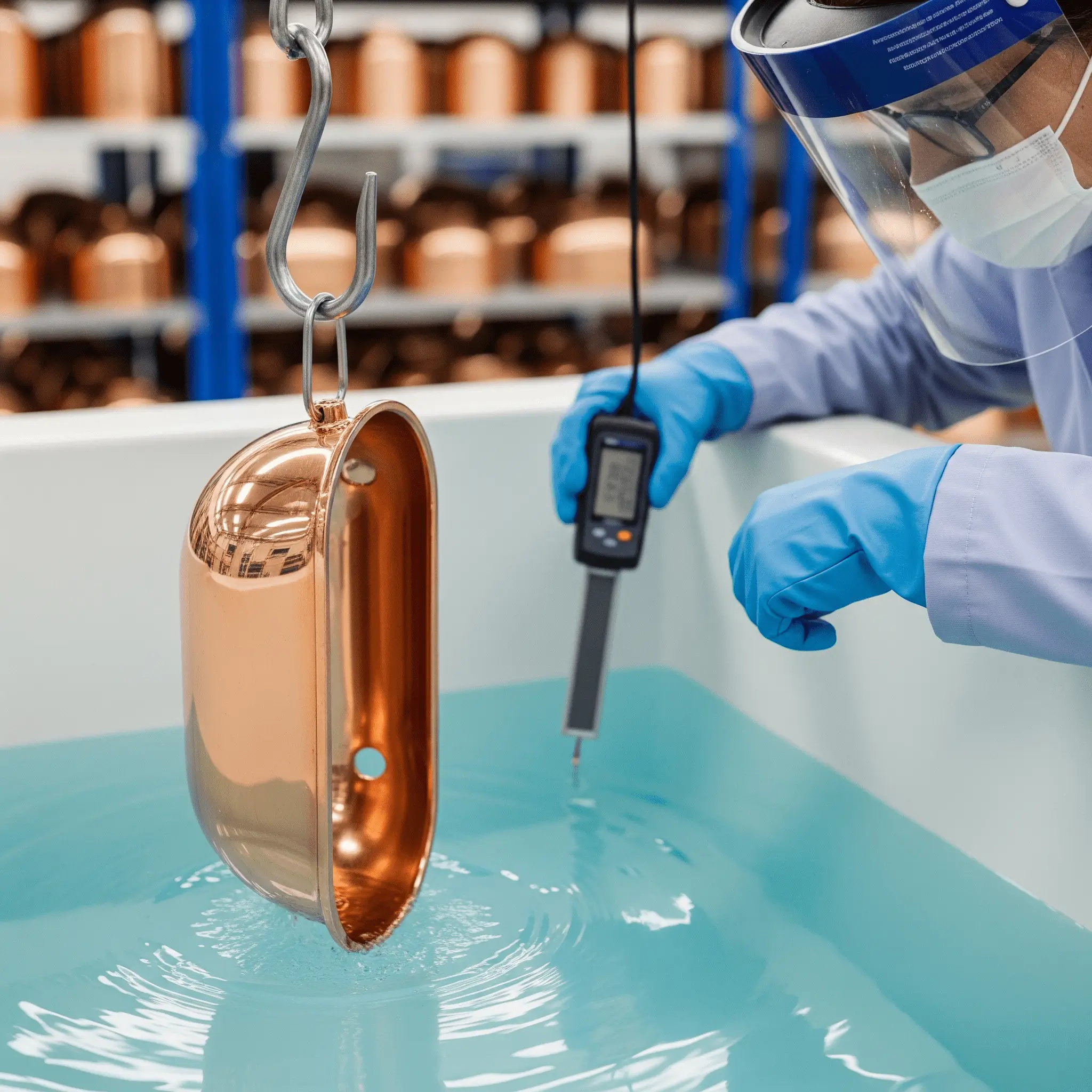 Bakır yüzeye pasivasyon uygulanması