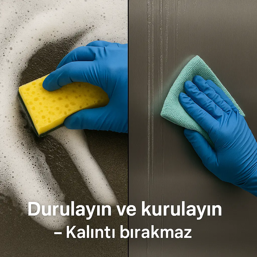 Yağ sökücü uygulamasından sonra nasıl durulama yapılmalı?