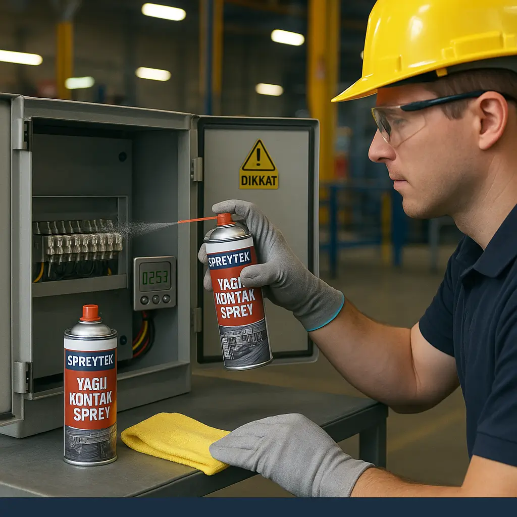 Yağlı kontak sprey uygulamasından sonra bekleme süresi