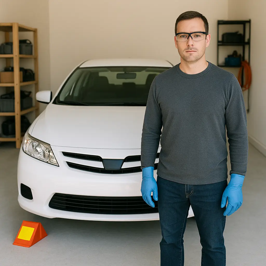 Antifriz işlemi öncesi aracın hazırlanması