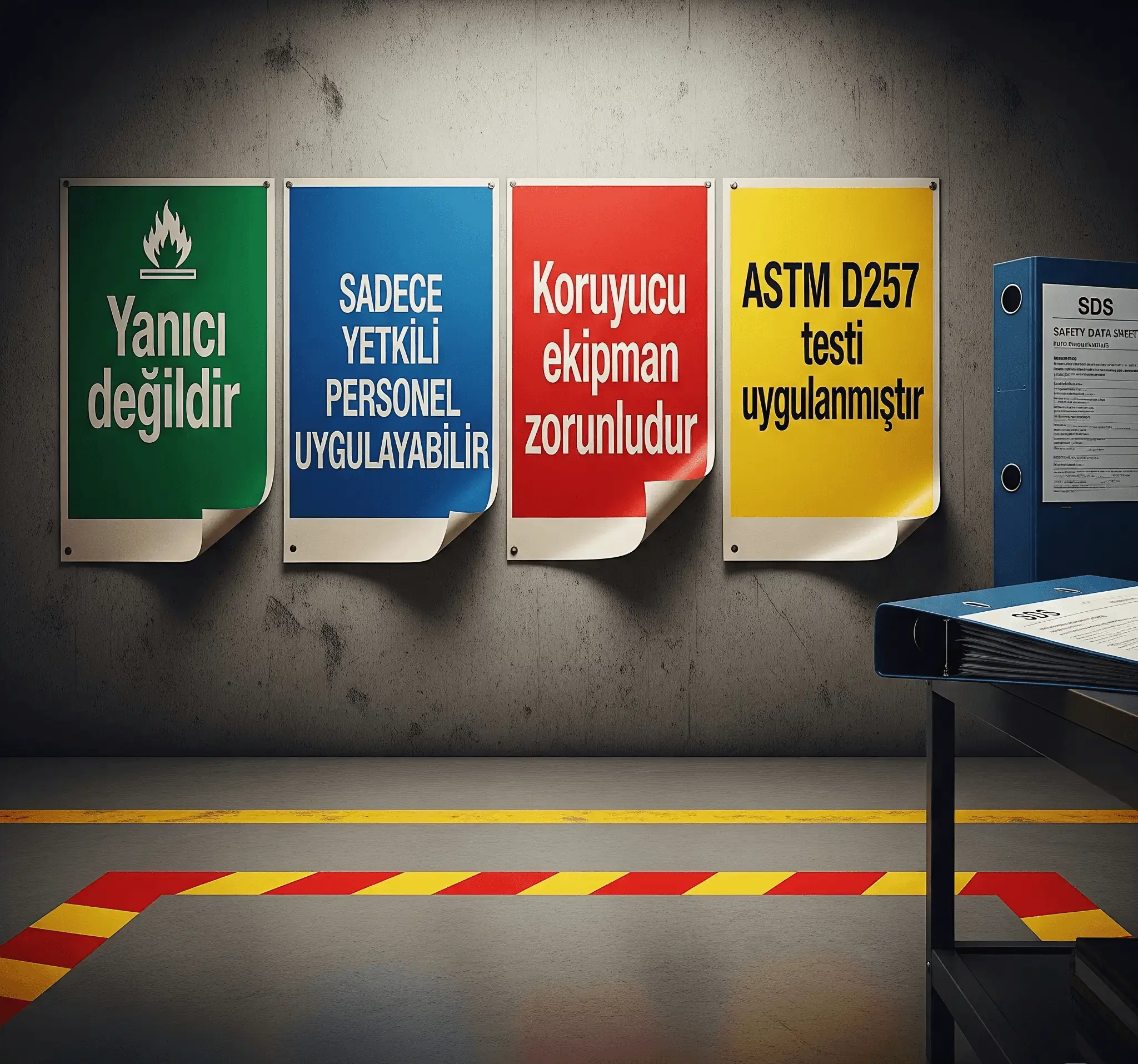 Güvenlik uyarı afişleri