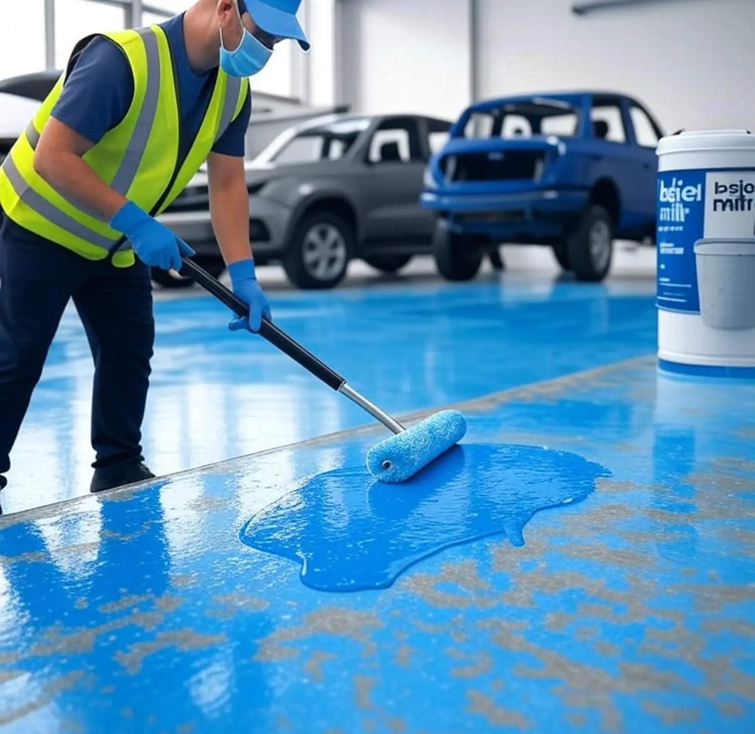 Epoksi boya sökücü jel uygulama aşaması