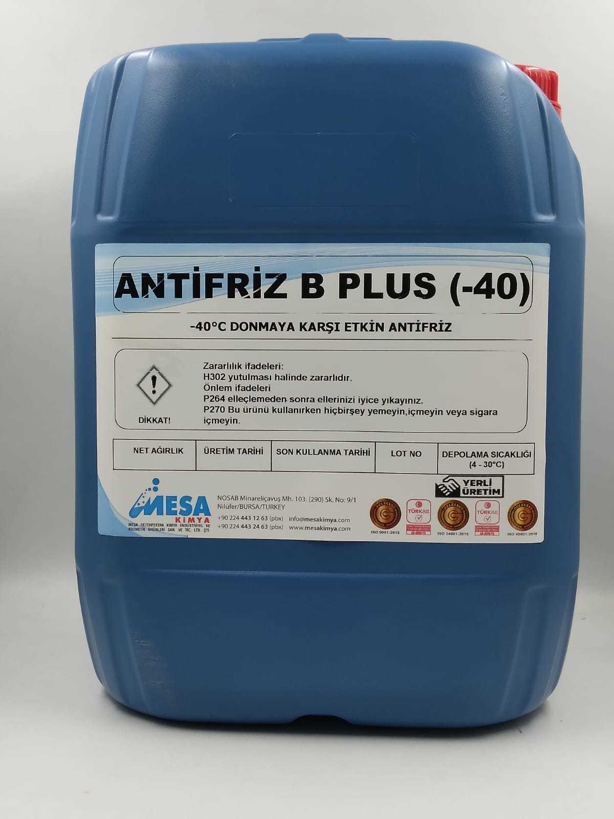 Antifiriz B Plus - 40 20 kg