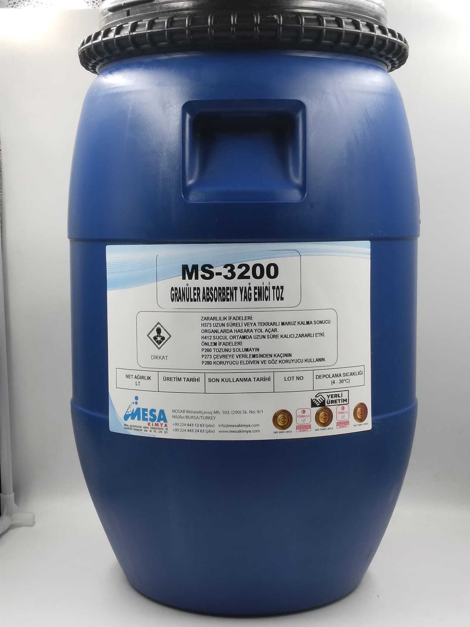 Yağ emici granül toz MS-3200 40 lt