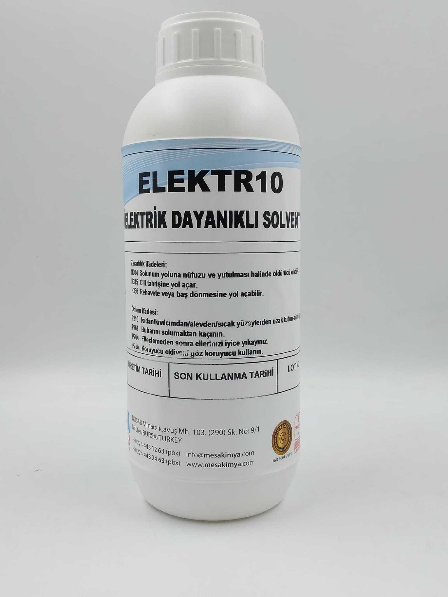 Yüksek dielektrik dayanıklı solvent yağ giderici ELEKTR10 1 Kg