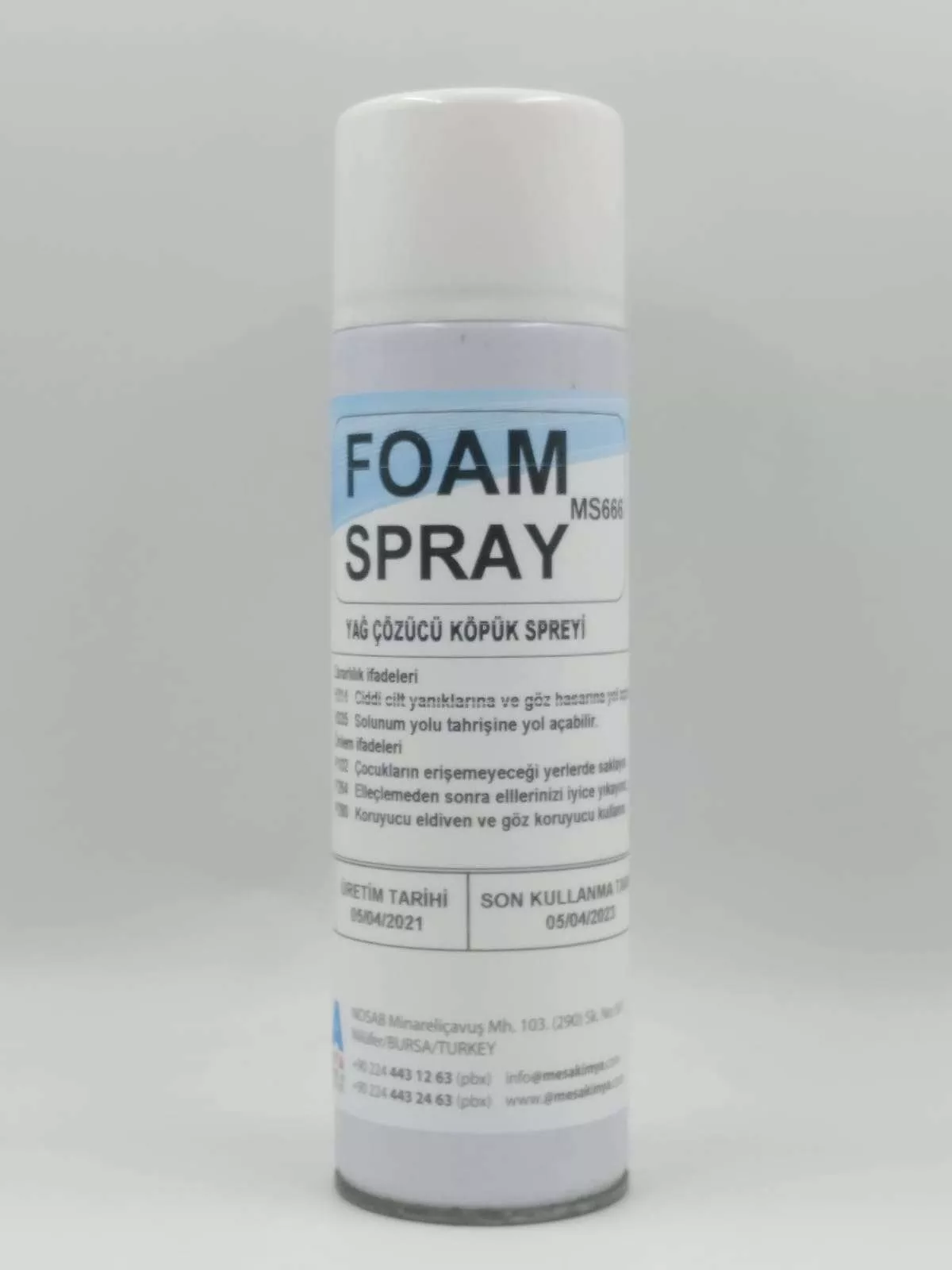 Yağ sökücü köpük sprey Foam Spry 500 ml