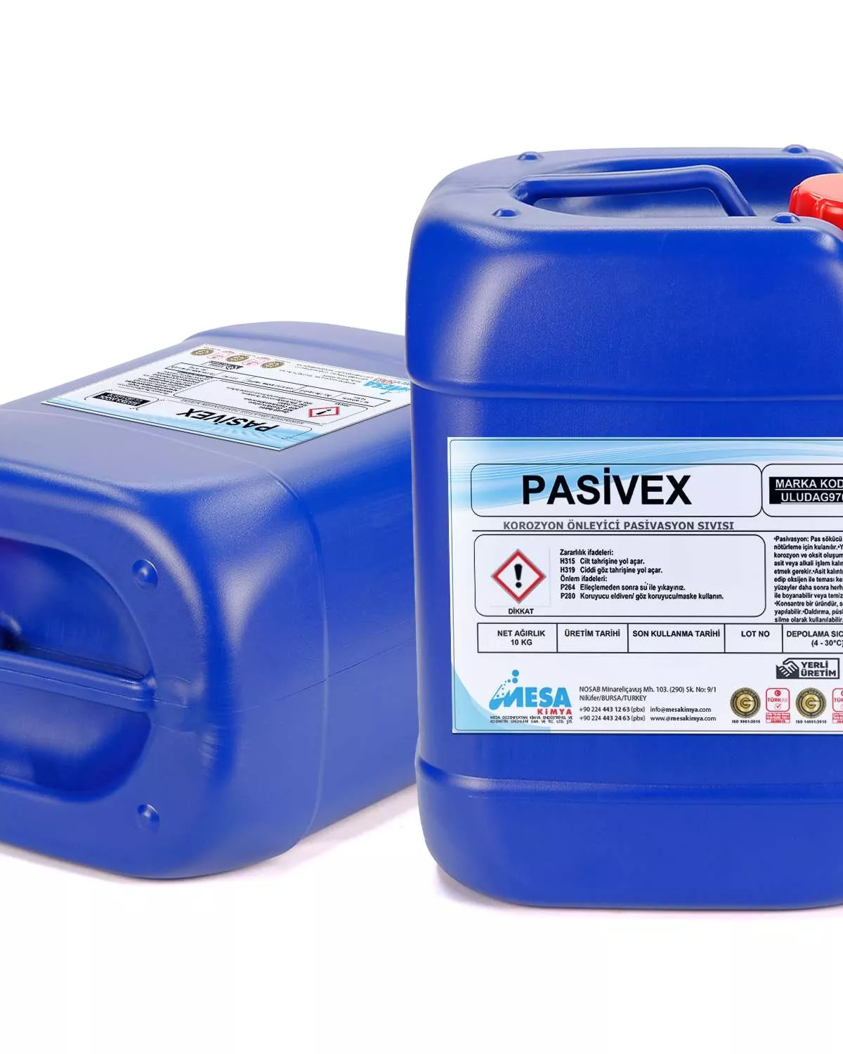 Pasivasyon kimyasalları Pasivex